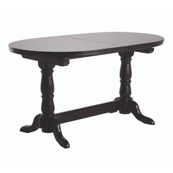 Стіл Гірне 01 150-230 см – розкладний овальний стіл з масиву дерева бук