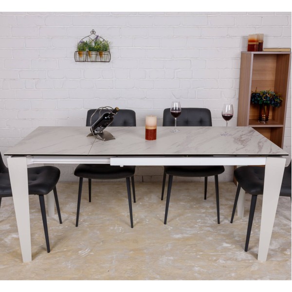 Стіл Alta (Альта) – розкладний стіл для кухні з кераміки та металу