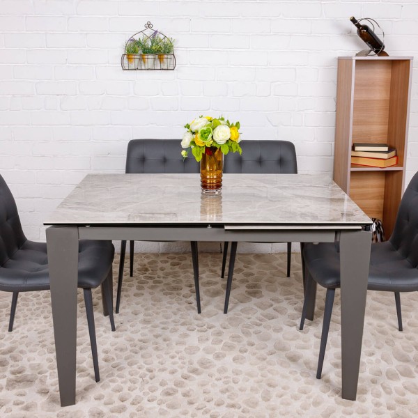 Стіл Alta (Альта) – розкладний стіл для кухні з кераміки та металу