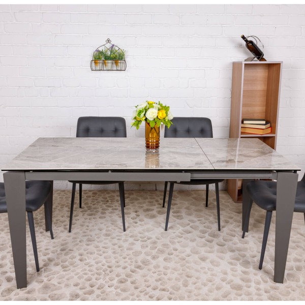 Стіл Alta (Альта) – розкладний стіл для кухні з кераміки та металу