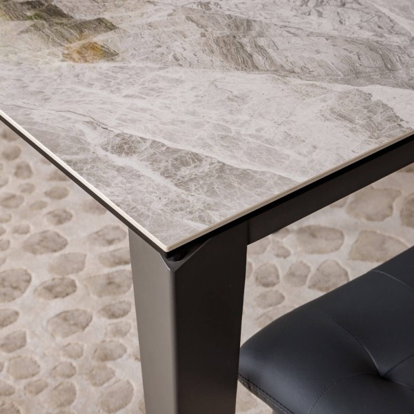 Стіл Alta (Альта) – розкладний стіл для кухні з кераміки та металу