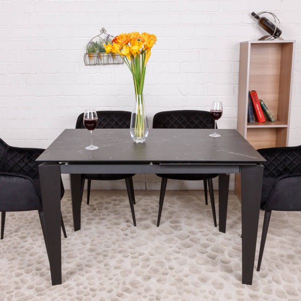 Стіл Alta (Альта) – розкладний стіл для кухні з кераміки та металу