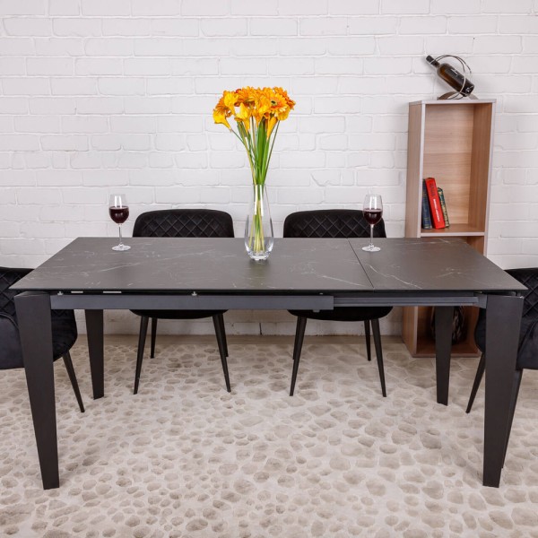 Стіл Alta (Альта) – розкладний стіл для кухні з кераміки та металу