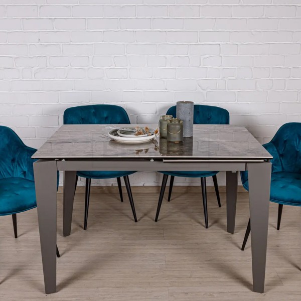 Стіл Alta (Альта) – розкладний стіл для кухні з кераміки та металу