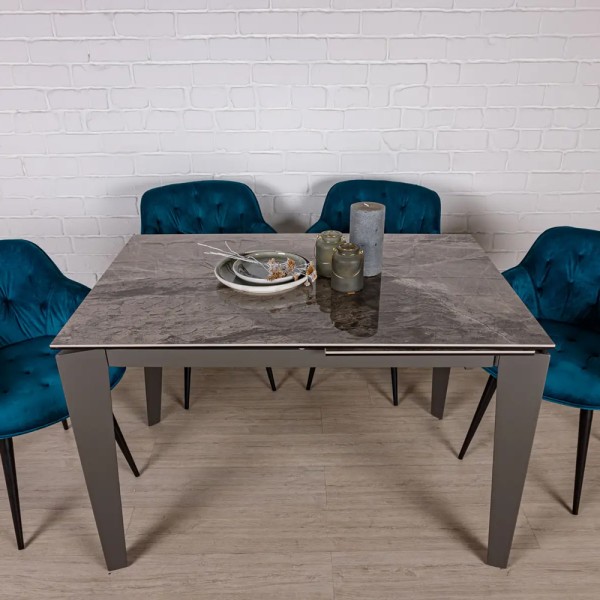 Стіл Alta (Альта) – розкладний стіл для кухні з кераміки та металу