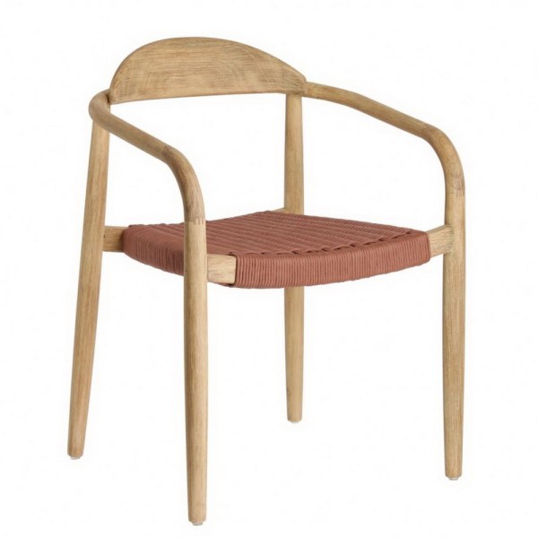 Стілець Glynis (Глинис) з дерева та мотузки