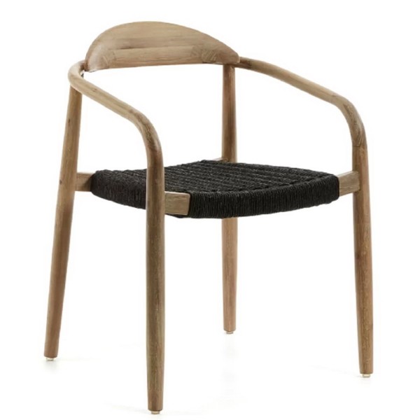 Стілець Glynis (Глинис) з дерева та мотузки