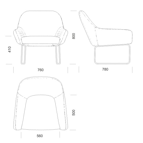 Крісло Blues (Блюз) – М'яке крісло для вашої вітальні