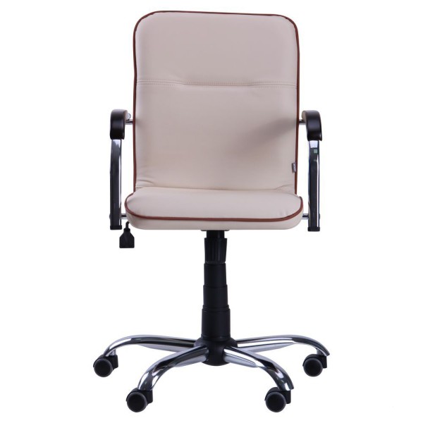 Крісло Самба-RC Хром горіх із кантом