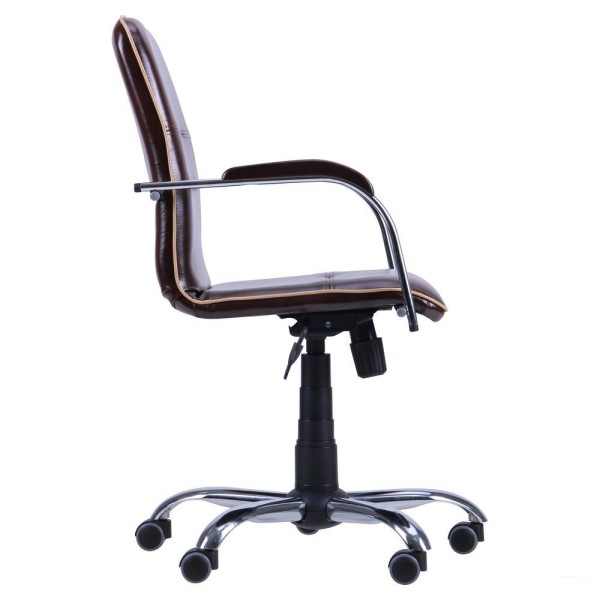 Крісло Самба-RC Хром горіх із кантом