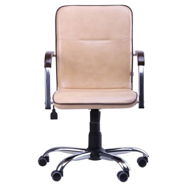 Крісло Самба-RC Хром горіх із кантом