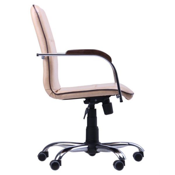 Крісло Самба-RC Хром горіх із кантом