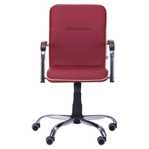 Крісло Самба-RC Хром горіх із кантом