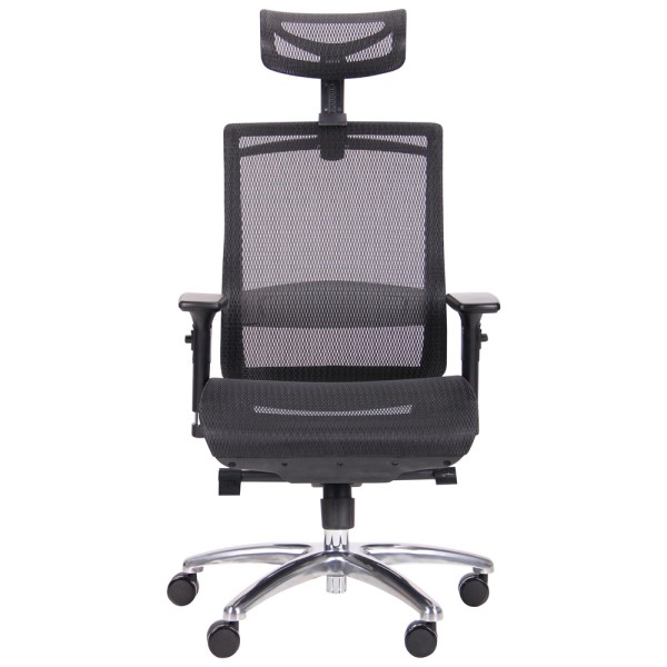 Крісло Coder Black Alum для офісу та дому