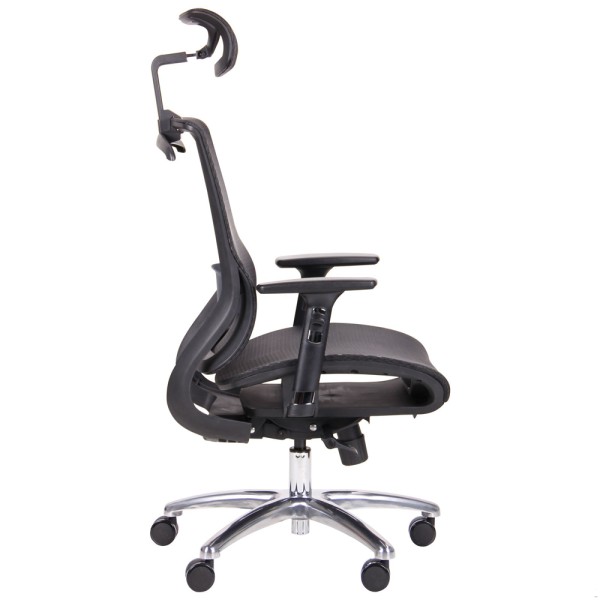 Крісло Coder Black Alum для офісу та дому