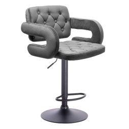 Барне крісло HY 3043 ЧБ Велюр