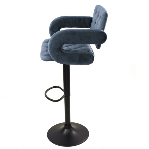 Барне крісло HY 3043 ЧБ Велюр для кухні та кафе