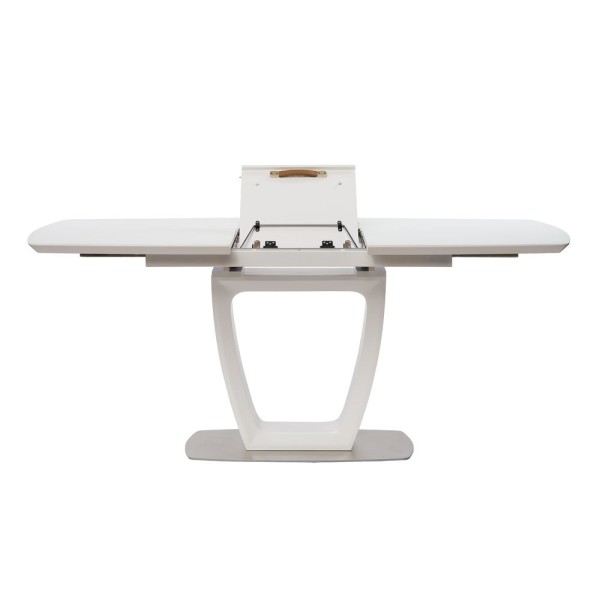 Стіл Ravenna Matt White 120-160 см – Сучасний розкладний стіл для кухні