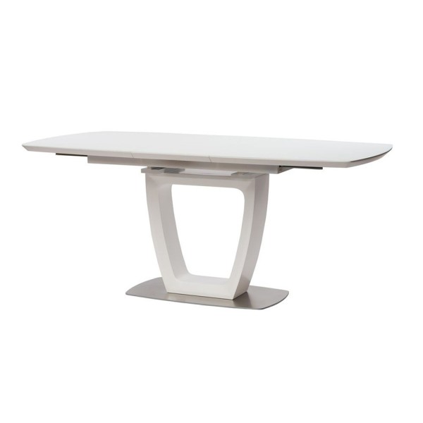 Стіл Ravenna Matt White 120-160 см – Сучасний розкладний стіл для кухні