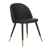 Стілець M-99 чорний шкірзам