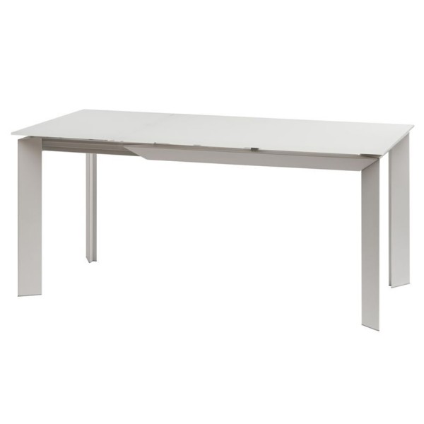Стіл Vermont Matt White — Розкладний стіл для сучасної кухні