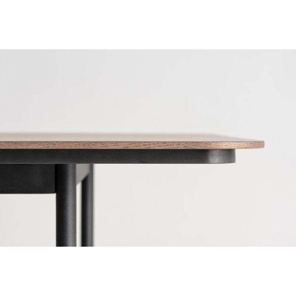 Стіл Canelli (Канелли) — стильний кухонний стіл з металу та шпону