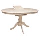 Стіл Анжеліка крем 1 – стильний круглий стіл для вашої кухні