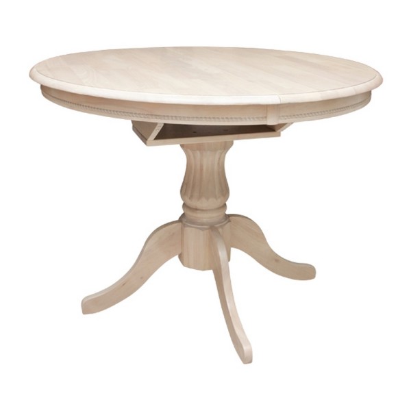 Стіл Анжеліка крем 1 – стильний круглий стіл для вашої кухні