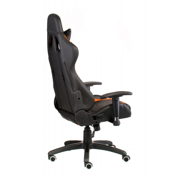 Геймерське крісло ExtremeRace black/orange — для комфортних ігор