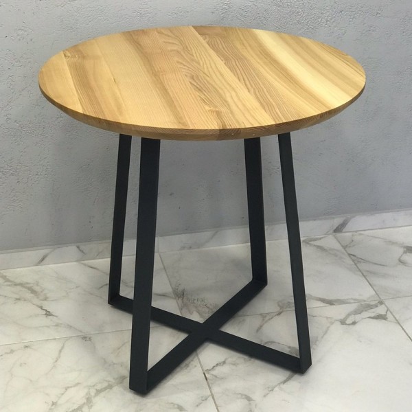 Каркас Cross Slim для столів - стиль лофт, сталева опора