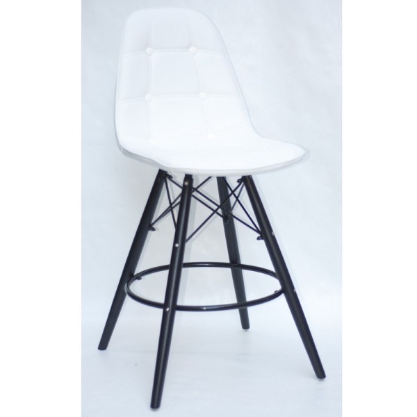 Напівбарний стілець Eames Soft Black