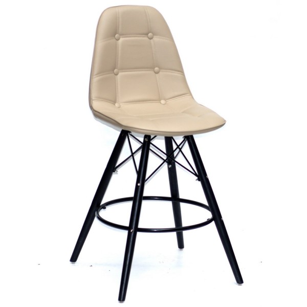 Напівбарний стілець Eames Soft Black