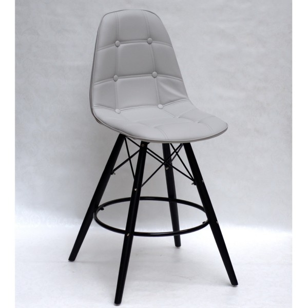 Напівбарний стілець Eames Soft Black