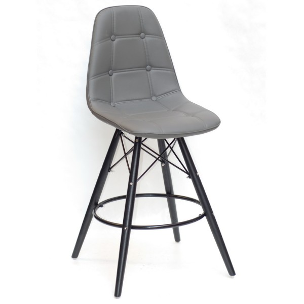 Напівбарний стілець Eames Soft Black