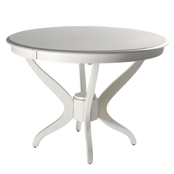 Стіл Доминіка крем 1 — Розкладний стіл для кухні