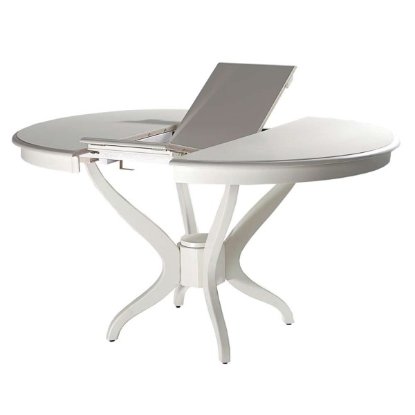 Стіл Доминіка крем 1 — Розкладний стіл для кухні