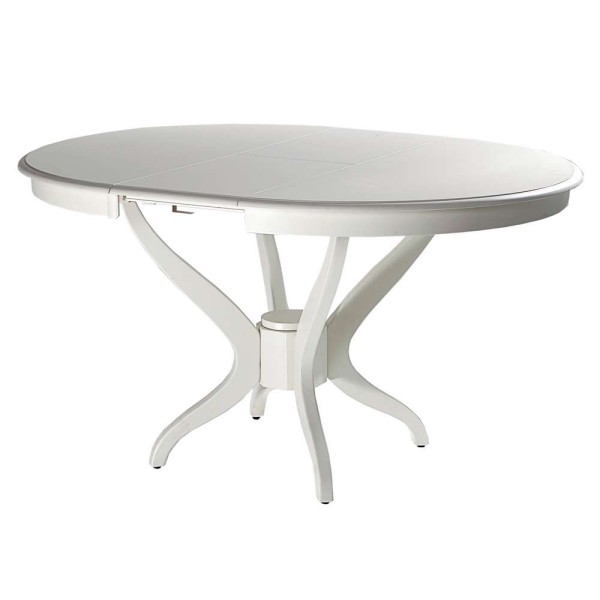 Стіл Доминіка крем 1 — Розкладний стіл для кухні