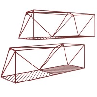 Настінні полки Uklad