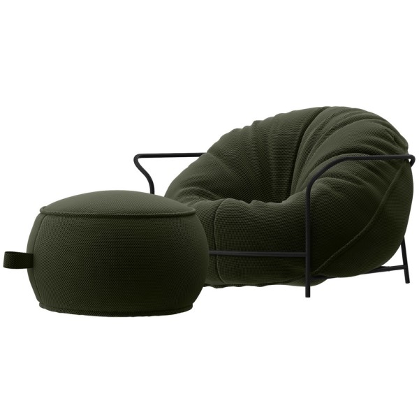 Крісло з каркасом і пуф Uni