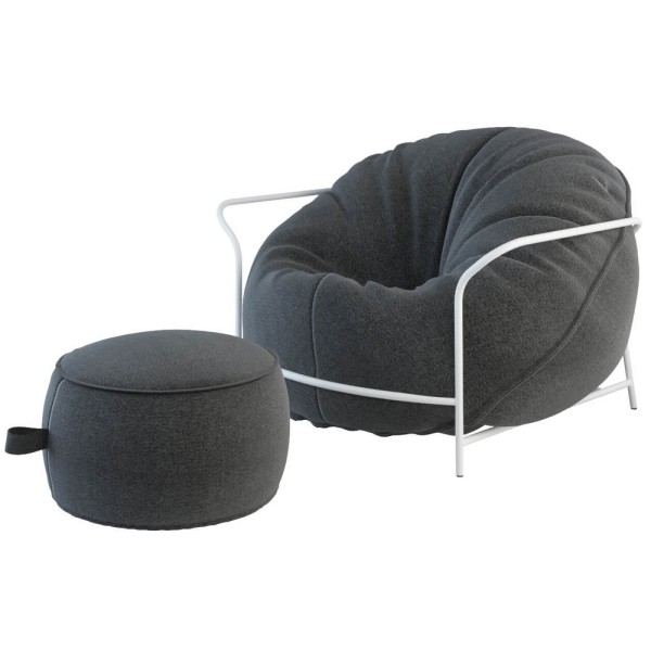 Вуличне крісло з каркасом і пуф Uni – стиль та комфорт для вашого простору