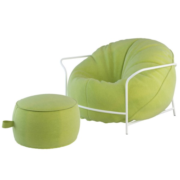 Вуличне крісло з каркасом і пуф Uni – стиль та комфорт для вашого простору