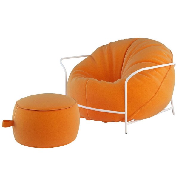 Вуличне крісло з каркасом і пуф Uni – стиль та комфорт для вашого простору