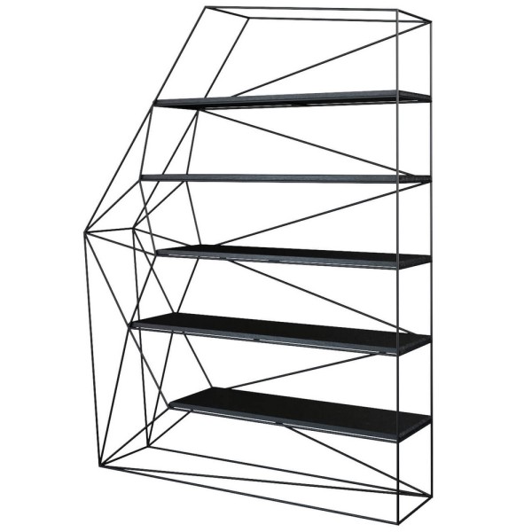 Стелаж Rock — стелаж з металу та дерева для сучасного інтер'єру