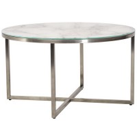 Журнальний стіл С-181 білий мармур