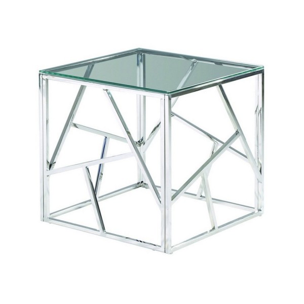 Журнальний стіл CF-2 прозорий/срібло – стиль та елегантність для вашого інтер'єру