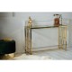 Консоль CL-3 прозорий/золото — для сучасного інтер'єру