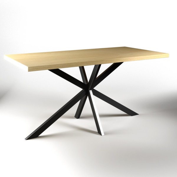 Каркас X double plus slim – стильні опори для столів у стилі лофт