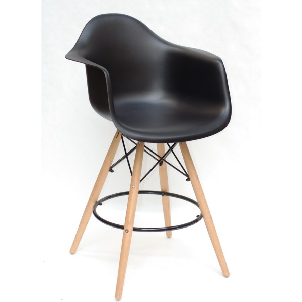 Напівбарне крісло Eames з підлокітниками