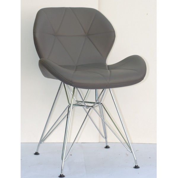 Стілець Crown metall — стильний металевий стілець для дому та кафе