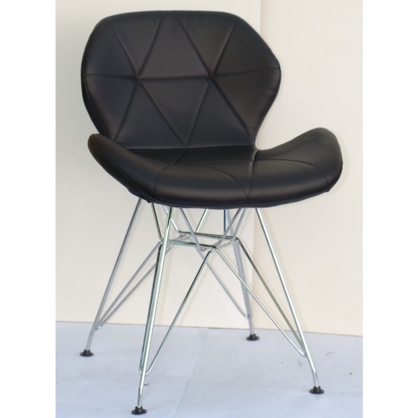 Стілець Crown metall — стильний металевий стілець для дому та кафе